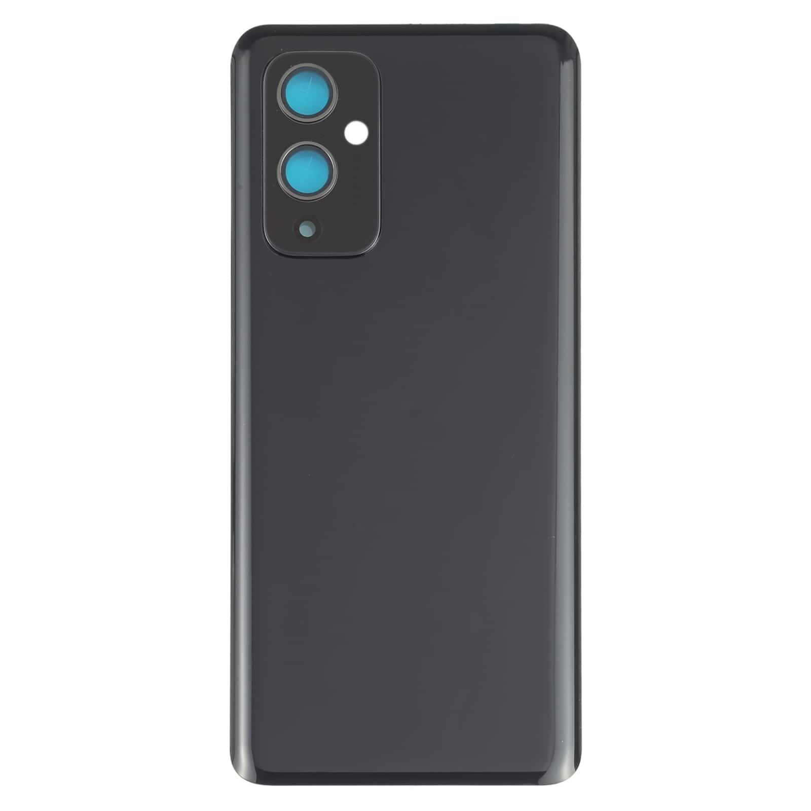 Back Glass Panel for Oneplus 9 Black with Camera Lens - EGFix Back Glass Panel for Oneplus 9 Black with Camera Lens - EGFix